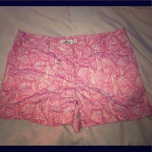 Vineyard Vines girls shorts size 14 pink/white